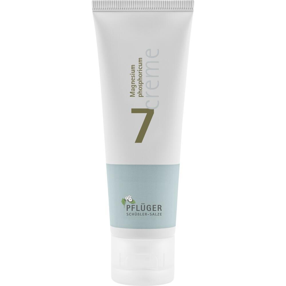Eine Tube mit der Aufschrift "Magnesium phosphoricum Creme Nr. 7".